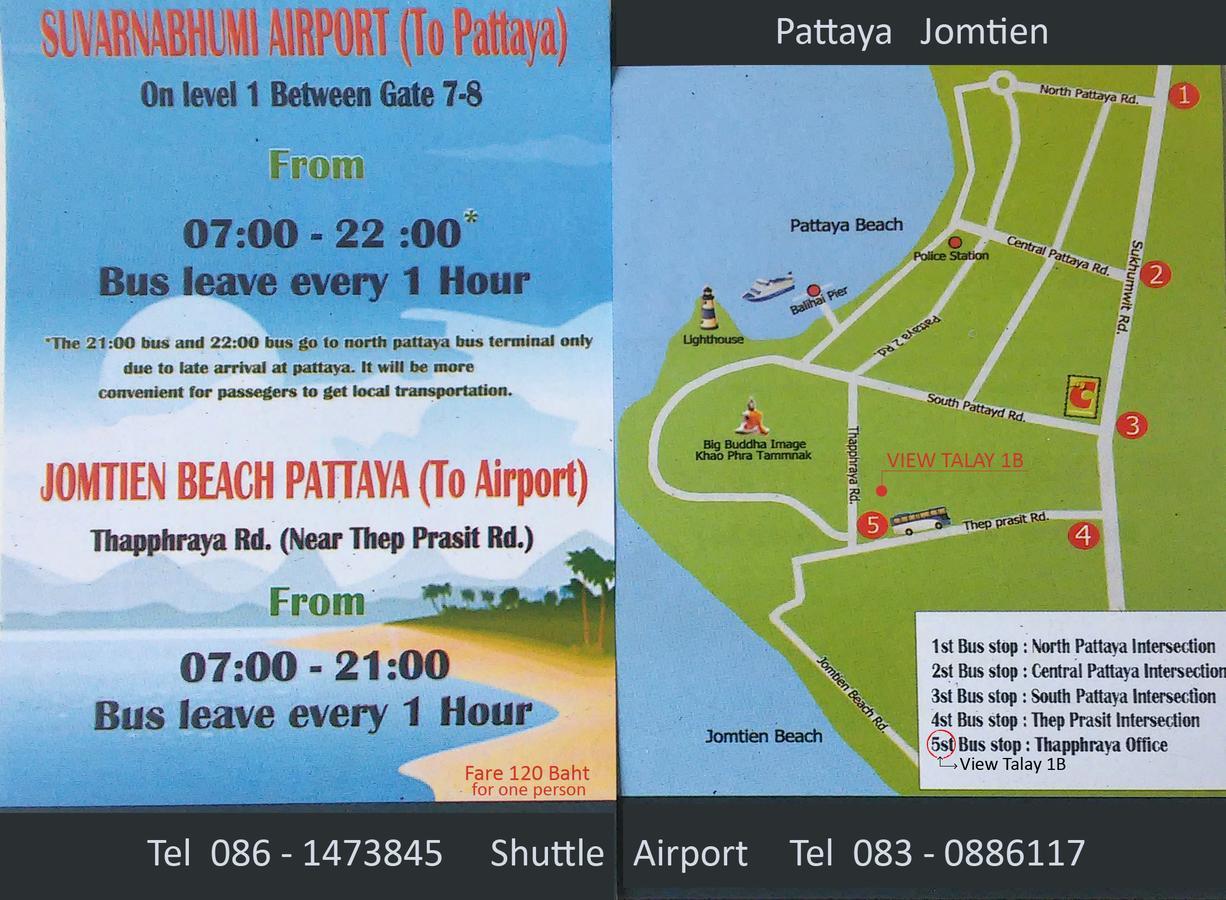 View Talay 2 Suite Apartments Haat Jomtien Eksteriør bilde